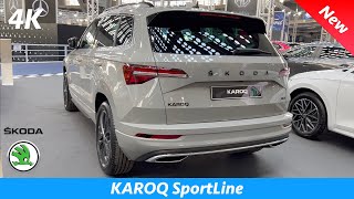 Škoda Karoq FL SportLine 2022  FULL review in 4K  Exterior  Interior Steel gray [upl. by Amitaf]