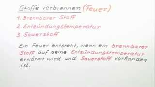 Das Löschen von verschiedenen Bränden  Chemie  Allgemeine und anorganische Chemie [upl. by Ettenoj]