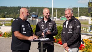 240824 Bergsåker TV Uppsnack inför V75 med Open Trot [upl. by Rolyab]