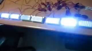 DIY 176 LED Strobe Light Setwmv [upl. by Liam]