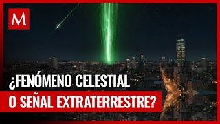 Fenómeno celestial en Querétaro ¿un meteorito o una señal extraterrestre [upl. by Anabahs688]