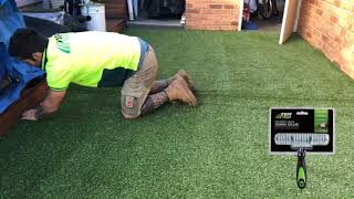 How To Install Turf On A Hard Surface [upl. by Faun]