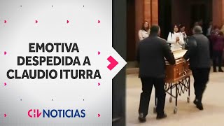 EMOTIVA DESPEDIDA a Claudio Iturra Realizan velorio de destacado periodista  CHV Noticias [upl. by Ebehp]