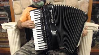 OTTAMUSBKM120  Black Ottavianelli Musette Piano Accordion LMMM 41 120 4499 [upl. by Belicia291]