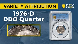 PCGS Variety Attribution  1976D Doubled Die Obverse Quarter [upl. by Acherman]