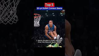 Top 5 DUNK Contest Slams DunkContest SlamDunkHighlights BasketballShorts [upl. by Grazia]