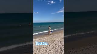 Black Sea Beach Vama Veche Romania Waves [upl. by Morly]