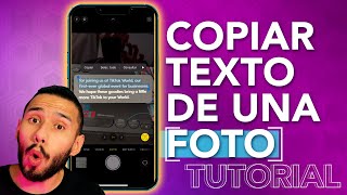 Cómo copiar el texto de una foto en Android y iOS [upl. by Birkett]