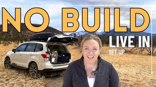 No Build Car Camping Tour  SUV Conversion [upl. by Hook861]