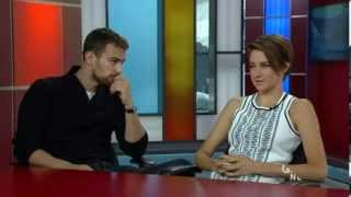 Divergent stars Shailene Woodley and Theo James [upl. by Neehahs418]