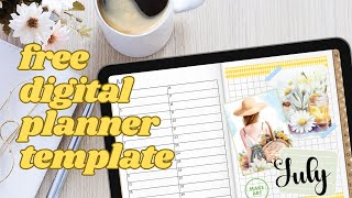 Free Digital Planner For 2024  2025 ♡ Goodnotes digital planner setup for iPad [upl. by Happy348]