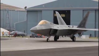 F22 Raptor Demo  FIDAE 2016  Santiago Chile [upl. by Timmie842]