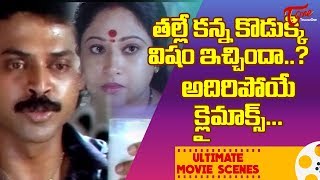 తల్లే కన్న కొడుక్కి విషం ఇచ్చిందా Venkatesh Ultimate Movie Scenes  TeluguOne [upl. by Anilek]