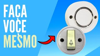 como instalar campainha com fio 220v  como ligar campainha com fio110v [upl. by Noterb586]