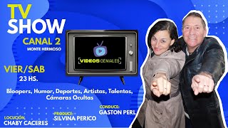 VIDEOS GENIALES 5to PROGRAMA DE TV Bloopers Humor Música TalentosCANAL 2 monte hermoso🔥 [upl. by Nnaitsirk]