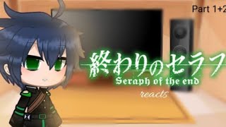 ⚔️Seraph of the end react⚔️🌼All PartsPart 12🌼🌿Inspired🌿MikaYuuMitsunoaKimiYoiOOCGC🌻 [upl. by Taddeusz]