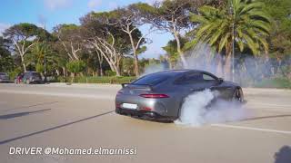 AMG GT 63s 360 DRIFT in Morocco [upl. by Oalsecnew54]