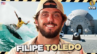 FILIPE TOLEDO DIRETO DO BUNKER DA OAKLEY EM LOS ANGELES  Podpah 735 [upl. by Moorish]