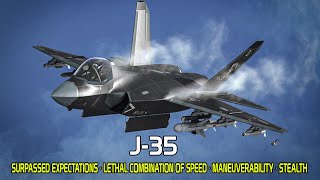 Chinese J35 has surpassed expectations boasting robust capabilities DESTROY Aircrafts in Seconds [upl. by Einaej]