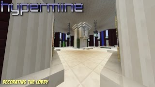 How to decorate a modern office lobby in Minecraft  Hypermine SMP E17 [upl. by Craggie]