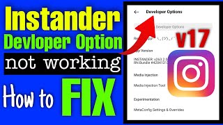 Instander Home button not working  Instander app not installed  Instander apk v17 devloper Option [upl. by Crow]