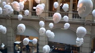 Sophy Cave Floating Heads Kelvingrove Art Gallery And Museum Glasgow March 2013 [upl. by Iegres]