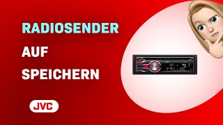 Wie Sie Radiosender auf Ihrem JVC KDR421 speichern [upl. by Nawed]