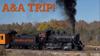 Arcade amp Attica Fall Steam Locomotive Trip [upl. by Enyawed544]