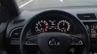 Skoda Fabia 2018 10 TSI Monte Carlo  consumption on 130 kmh [upl. by Ardnaeed]