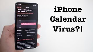 iPhone Calendar Virus How to Get Rid of It [upl. by Noorah513]