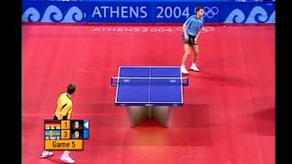 Waldner vs Timo Bollmp4 [upl. by Nylave]