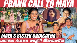 Swagathas Four Sister Secrets  Fun Guaranteed Interview  Prank Call to Maya  Nivas K Prasanna [upl. by Weinman207]