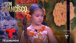 Niña rusa de 5 años pone en práctica su talento  Don Francisco Te Invita  Entretenimiento [upl. by Neelhsa]