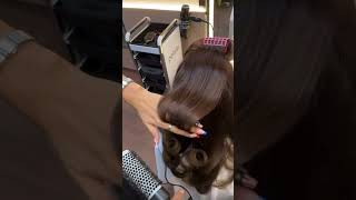 ✨GET A STREAK HAIR STYLE OUT CURL WITH OUR UNIQUE STYLE💈 trending headspaviralvideo [upl. by Heiney]