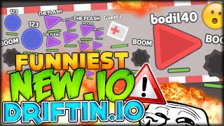 THE FUNNIEST NEW IO GAME WITH FRIENDS BECOMING THE FASTEST DRIFTINIO  Funny Moments 1 [upl. by Isied]