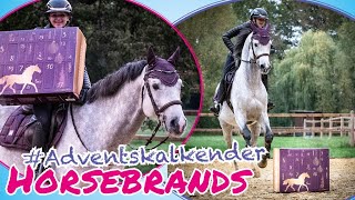 Lia amp Alfi  Unboxing Horsebrands Adventskalender für Reiter und Pferde [upl. by Hajar]