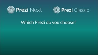 Two Different Prezis Prezi Classic and Prezi Next [upl. by Skip95]