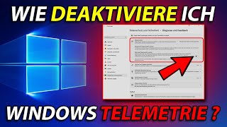 Windows 11 Telemetrie STOPPEN 🚫 Deine Privatsphäre schützen [upl. by Carolyne]