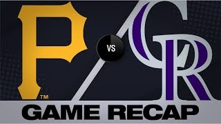 Brault homers twirls gem in win  PiratesRockies Game Highlights 9119 [upl. by Xerxes613]