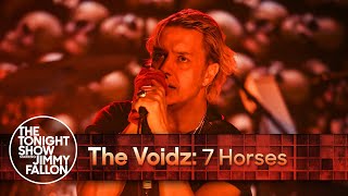 The Voidz 7 Horses  The Tonight Show Starring Jimmy Fallon [upl. by Ahsonek]