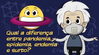 Qual a diferença entre pandemia epidemia endemia e surto [upl. by Pryce]