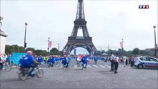 Meules Bleues à Paris le 11 09 2016 au journal de TF1 20h [upl. by Richma962]