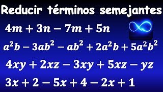 73 Reducción de términos semejantes MUY FÁCIL [upl. by Jeniece]