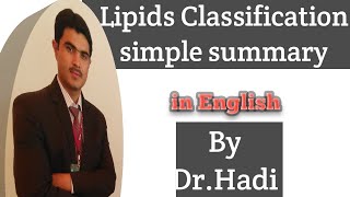 Lipids classification Lecture2 summary Ester and simple Lipidscompound and derived lipids [upl. by Brynna763]