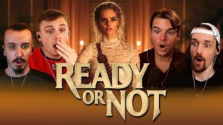 READY OR NOT 2019 MOVIE REACTION  First Time Watching [upl. by Alhan56]