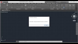 How To Fix AutoCAD FATAL ERROR 2018 Unhandled Access Violation Reading 0x002 Exception at FED94060h [upl. by Malan769]