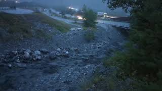 Very LONG Version debris flow  18 août 2022  Rieu Sec  Crue torrentielle à Saint Julien Montdenis [upl. by Ibib]