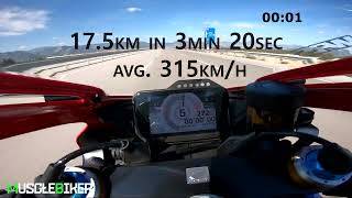 HONDA CBR1000RRR SP TOP SPEED  3MIN 20SEC 175KM  INSANE RIDE [upl. by Senilec]