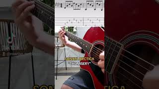 SONATA ARCTICA  THE MISERY intro tabs guitarra tablatura metal rock aprender shorts [upl. by Cicily]