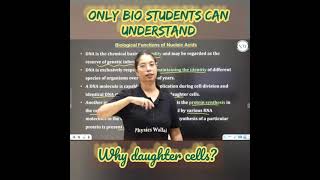 Special messege for Bio students🤔Ashima mam chemistryncertwallah physicswallah shorts pwians [upl. by Eyma]